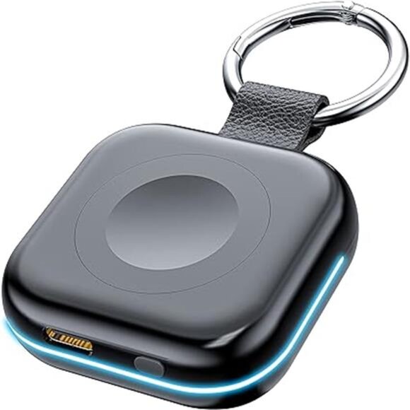 Portable Charger for AppleWatch,WirelessMagnetic iWatchCharger 1200mAh PowerBank - Picture 7 of 7